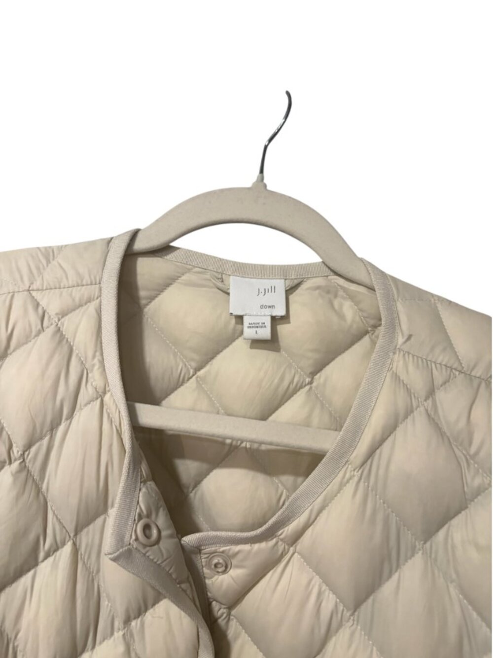 J.Jill Quilted Down Coat - Picture 8 of 9